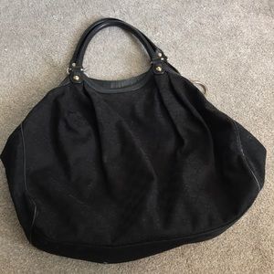 authentic black GUCCI purse